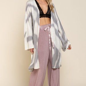 NWT POL Printed Sweater Kimono S/M/L